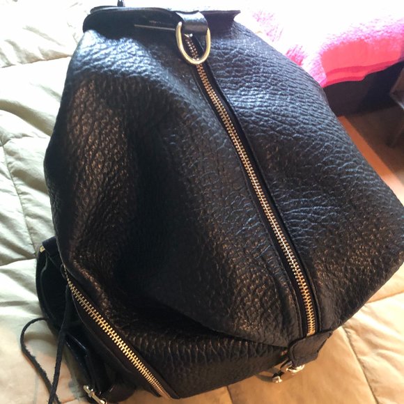 Rebecca Minkoff Black Leather Backpack - Picture 4 of 4